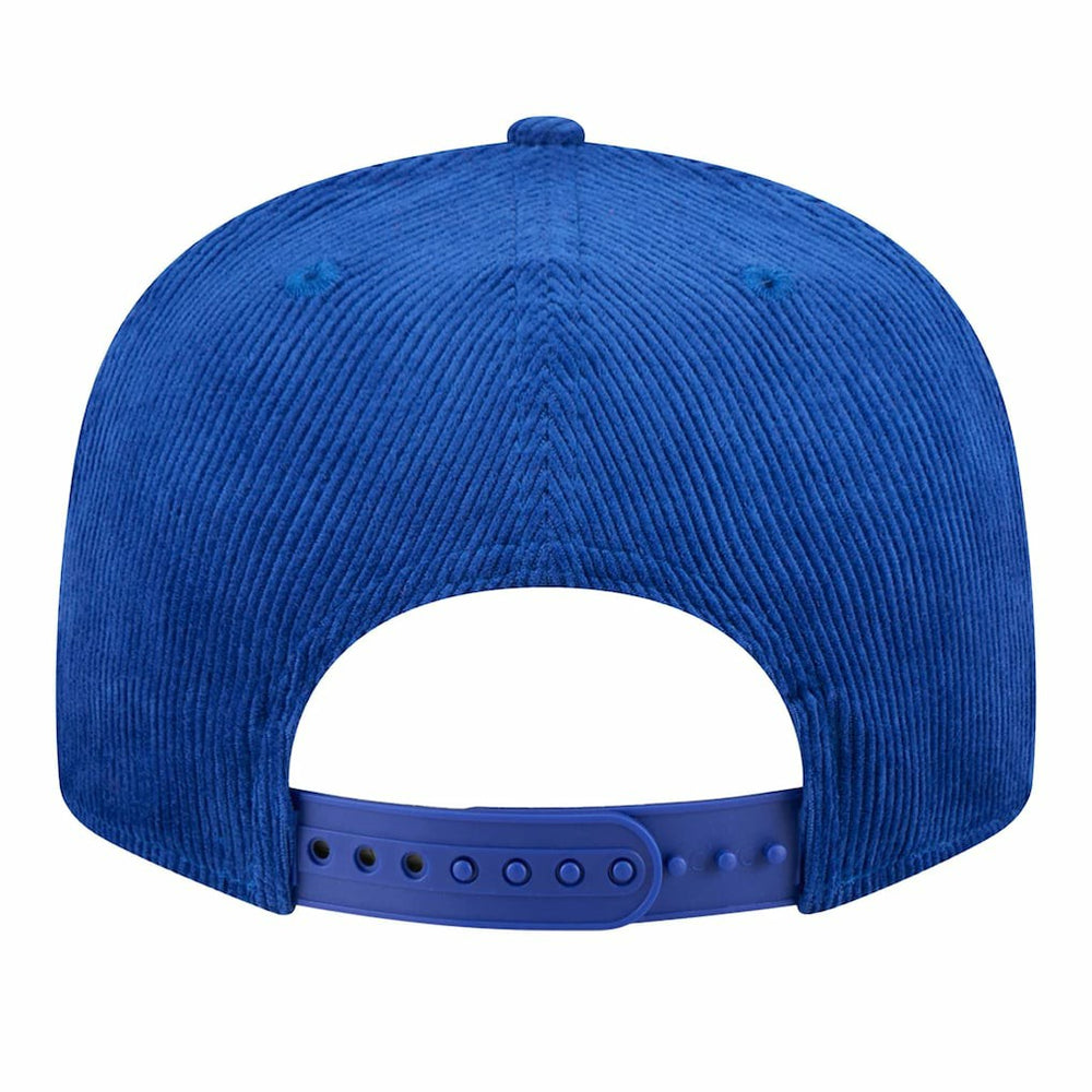 Golden State Warriors Throwback Display Corduroy 9FIFTY Snapback Hat Royal