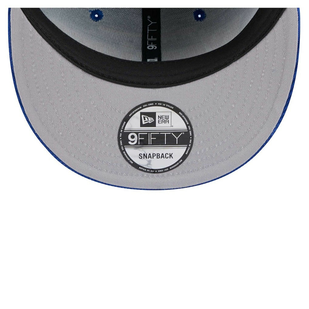 Golden State Warriors Throwback Display Corduroy 9FIFTY Snapback Hat Royal