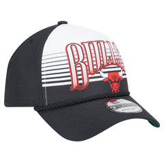 Chicago Bulls Black Throwback Gradient A-Frame 9FORTY Adjustable Hat