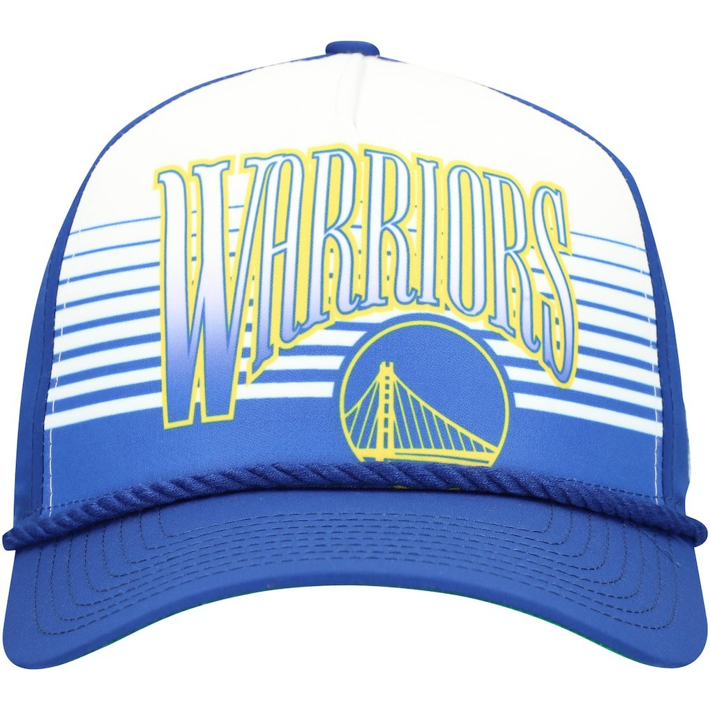 Golden State Warriors Royal Throwback Gradient A-Frame 9FORTY Adjustable Hat