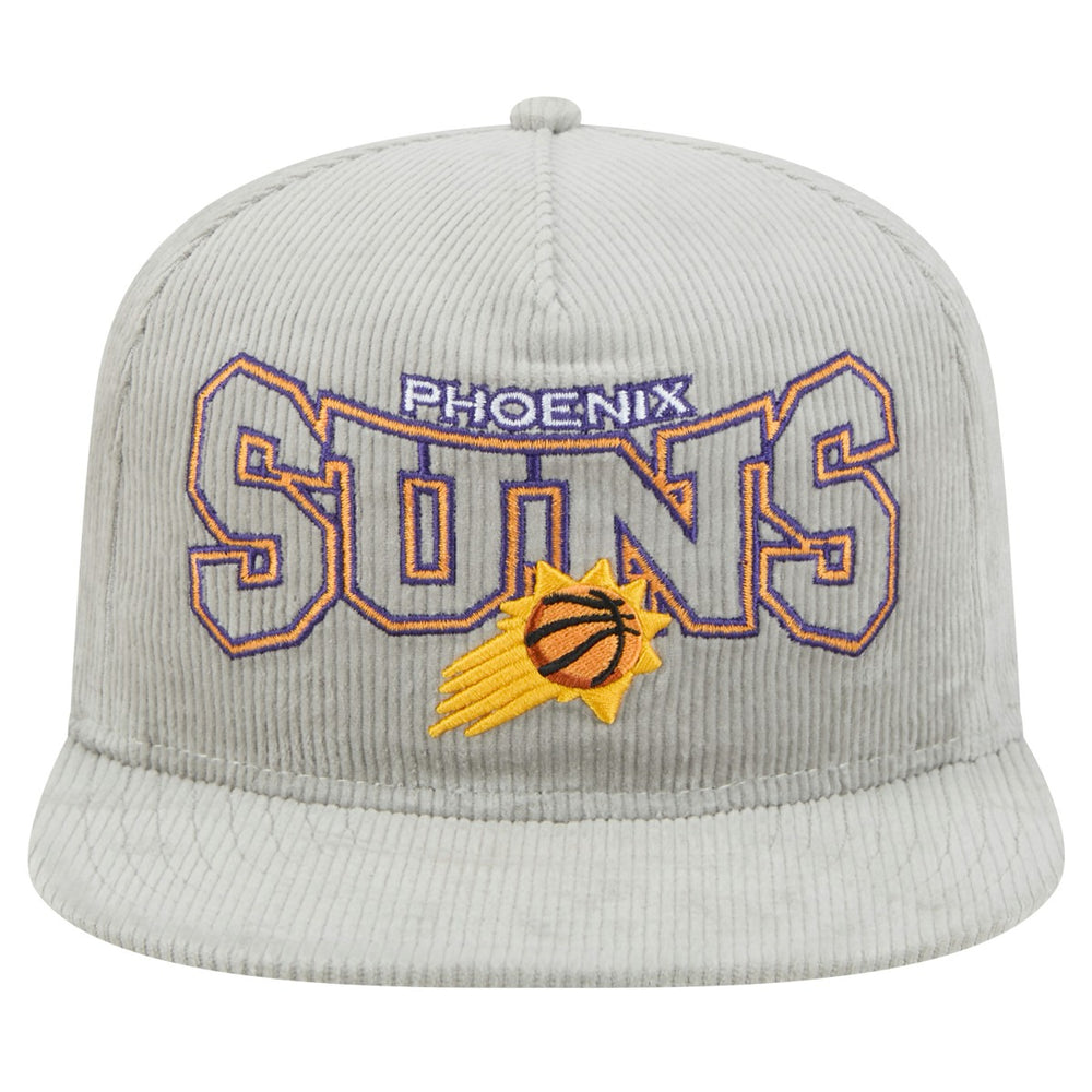 Phoenix Suns Throwback Corduroy Golfer Snapback Hat Gray