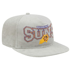 Phoenix Suns Throwback Corduroy Golfer Snapback Hat Gray