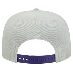 Los Angeles Lakers Throwback Corduroy Golfer Snapback Hat Gray