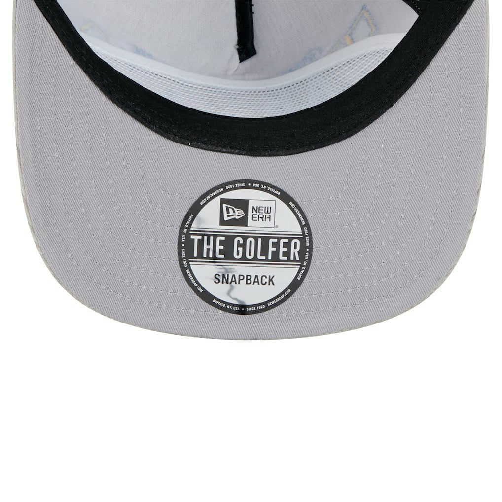 Golden State Warriors Throwback Corduroy Golfer Snapback Hat Gray
