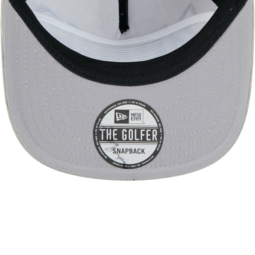 Philadelphia 76ers Throwback Corduroy Golfer Snapback Hat Gray