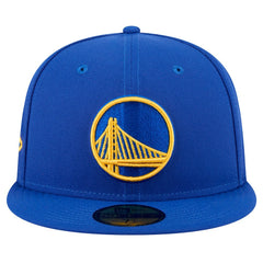 Golden State Warriors Throwback Pennant 59FIFTY Fitted Hat Royal