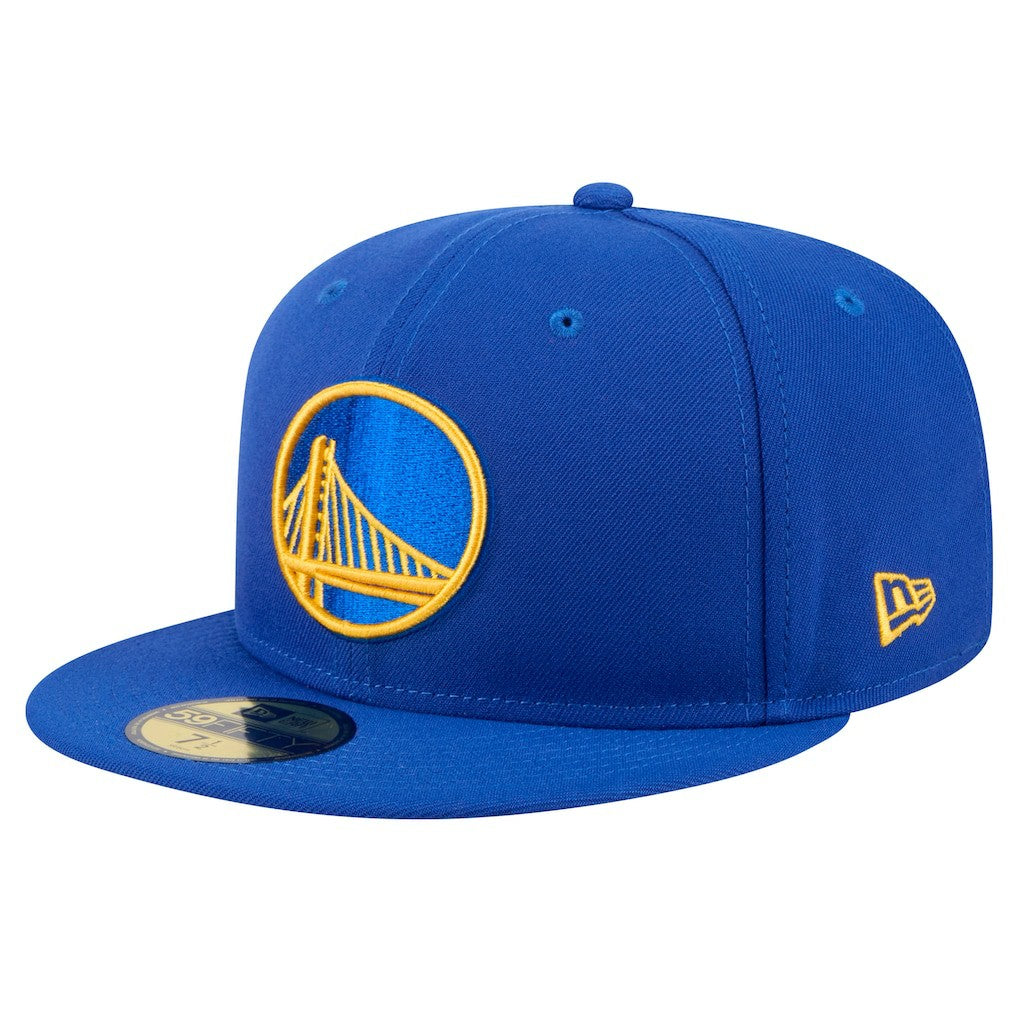 Golden State Warriors Throwback Pennant 59FIFTY Fitted Hat Royal
