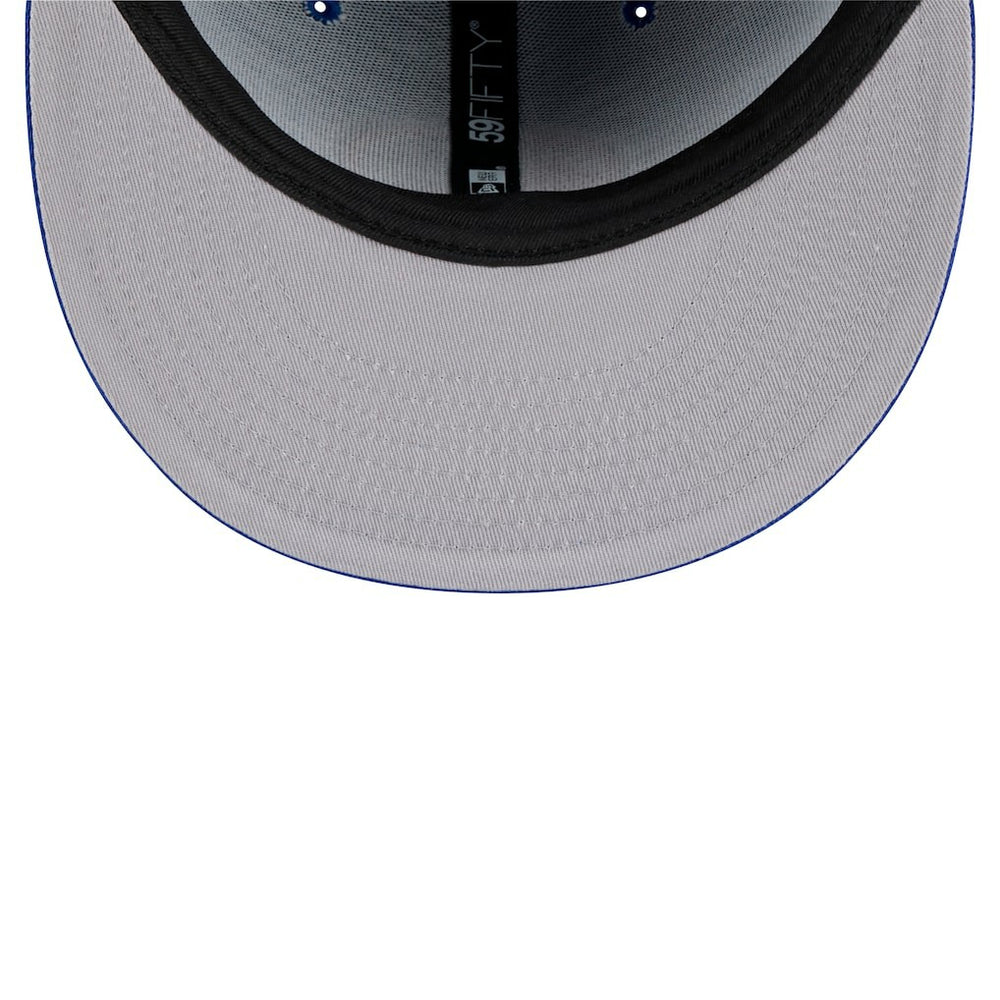 Golden State Warriors Throwback Pennant 59FIFTY Fitted Hat Royal