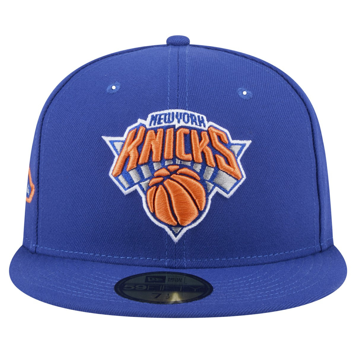 New York Knicks Throwback Pennant 59FIFTY Fitted Hat Blue