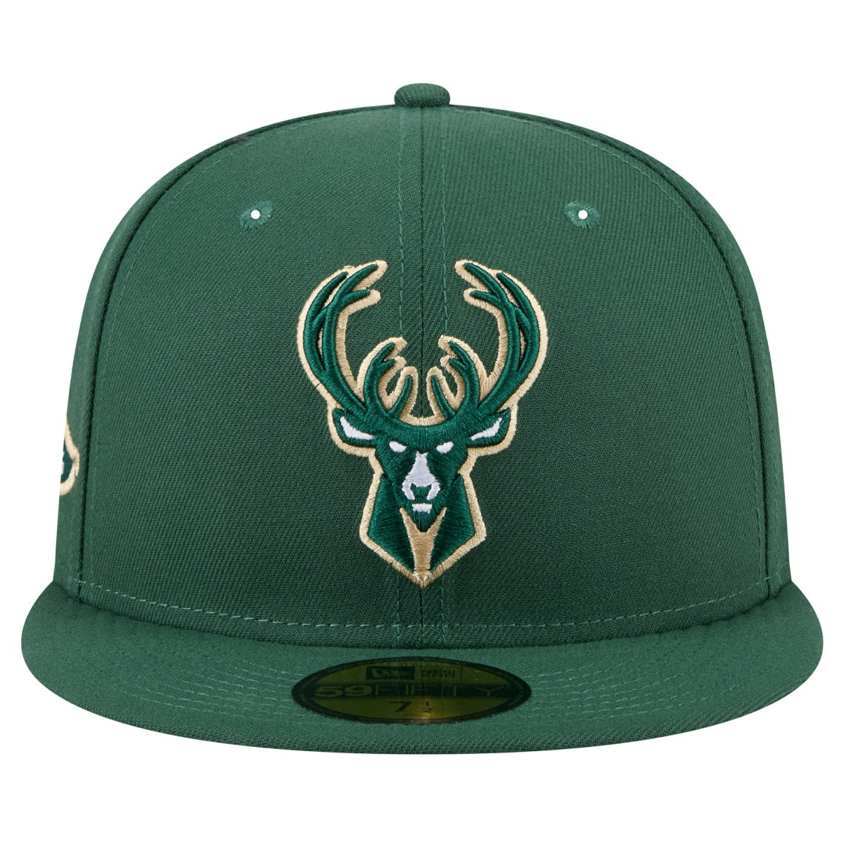 Milwaukee Bucks Throwback Pennant 59FIFTY Fitted Hat Hunter Green