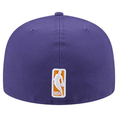 Phoenix Suns Throwback Pennant 59FIFTY Fitted Hat Purple