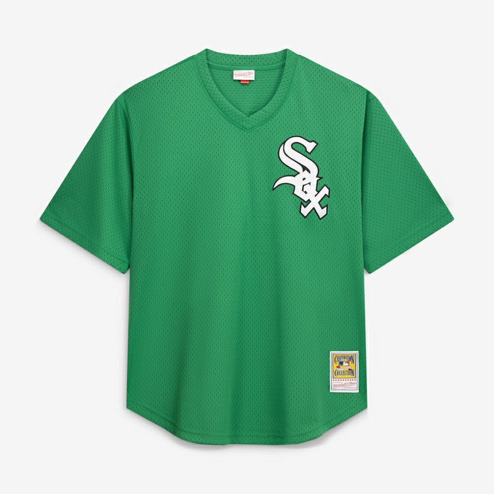 Frank Thomas Chicago White Sox Profile Big & Tall Cooperstown Collection Mesh Batting Practice Jersey - Kelly Green Jerseys