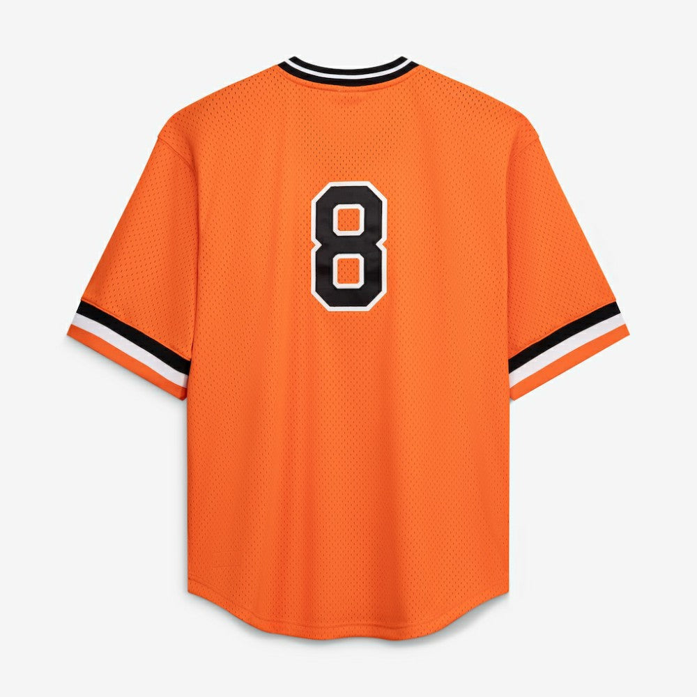 Cal Ripken Jr. Baltimore Orioles Profile Big & Tall Cooperstown Collection Mesh Batting Practice Jersey - Orange Jerseys