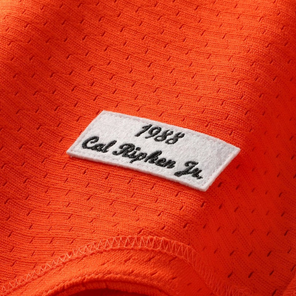 Cal Ripken Jr. Baltimore Orioles Profile Big & Tall Cooperstown Collection Mesh Batting Practice Jersey - Orange Jerseys