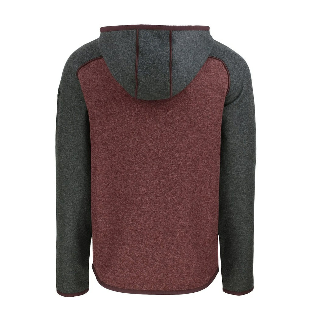 Washington Commanders Cutter & Buck Mainsail Full-Zip Hooded Jacket Heather Burgundy
