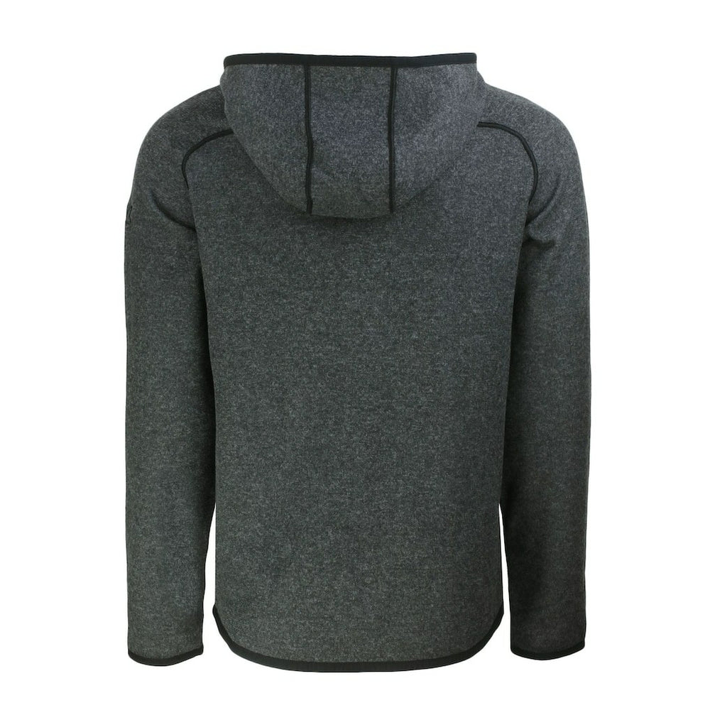 Buffalo Bills Cutter & Buck Mainsail Full-Zip Hooded Jacket Heather Charcoal