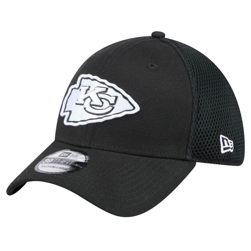 New Era Kansas City Chiefs Black Main Neo 39THIRTY Flex Hat