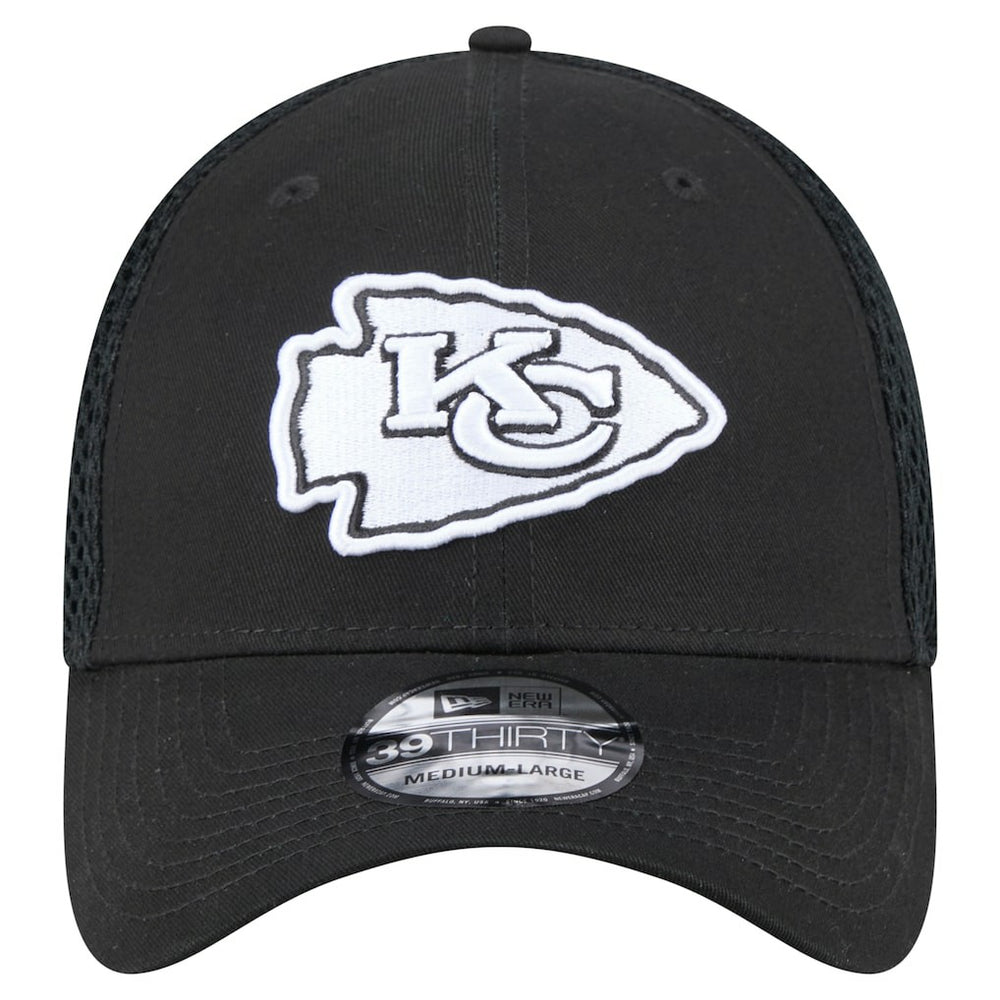 New Era Kansas City Chiefs Black Main Neo 39THIRTY Flex Hat