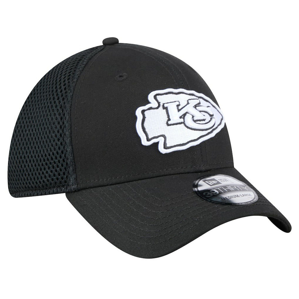 New Era Kansas City Chiefs Black Main Neo 39THIRTY Flex Hat