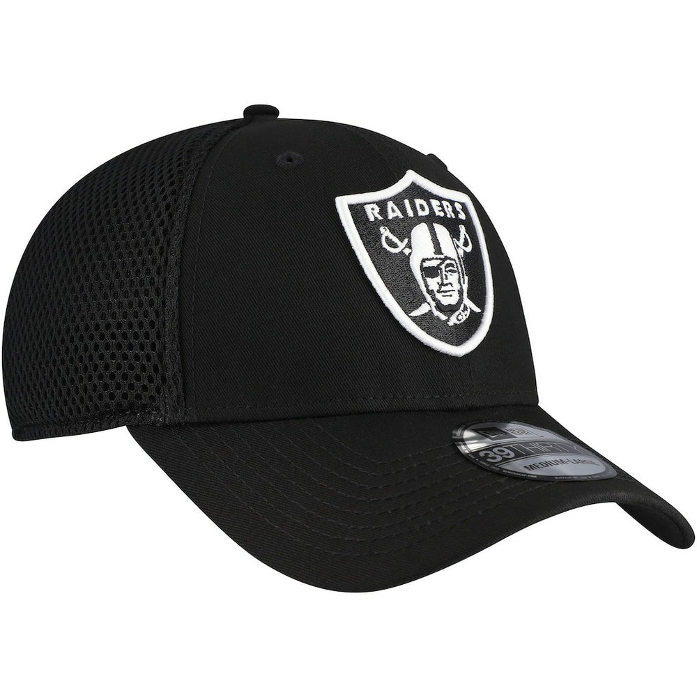 New Era Las Vegas Raiders Black Main Neo 39THIRTY Flex Hat
