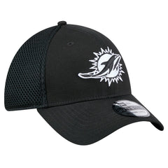 New Era Miami Dolphins Black Main Neo 39THIRTY Flex Hat