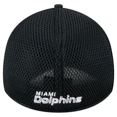 New Era Miami Dolphins Black Main Neo 39THIRTY Flex Hat