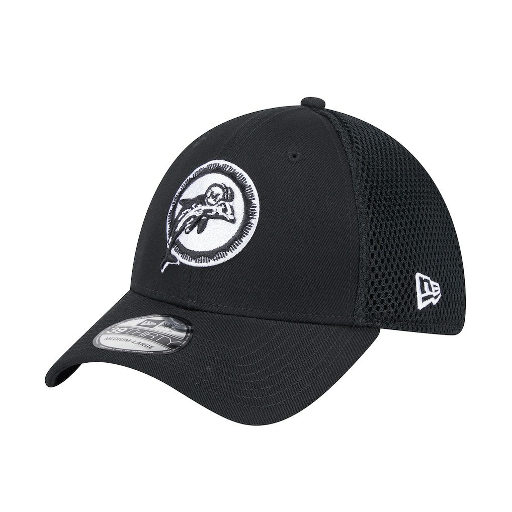New Era Miami Dolphins Black Main Neo 39THIRTY Flex Hat