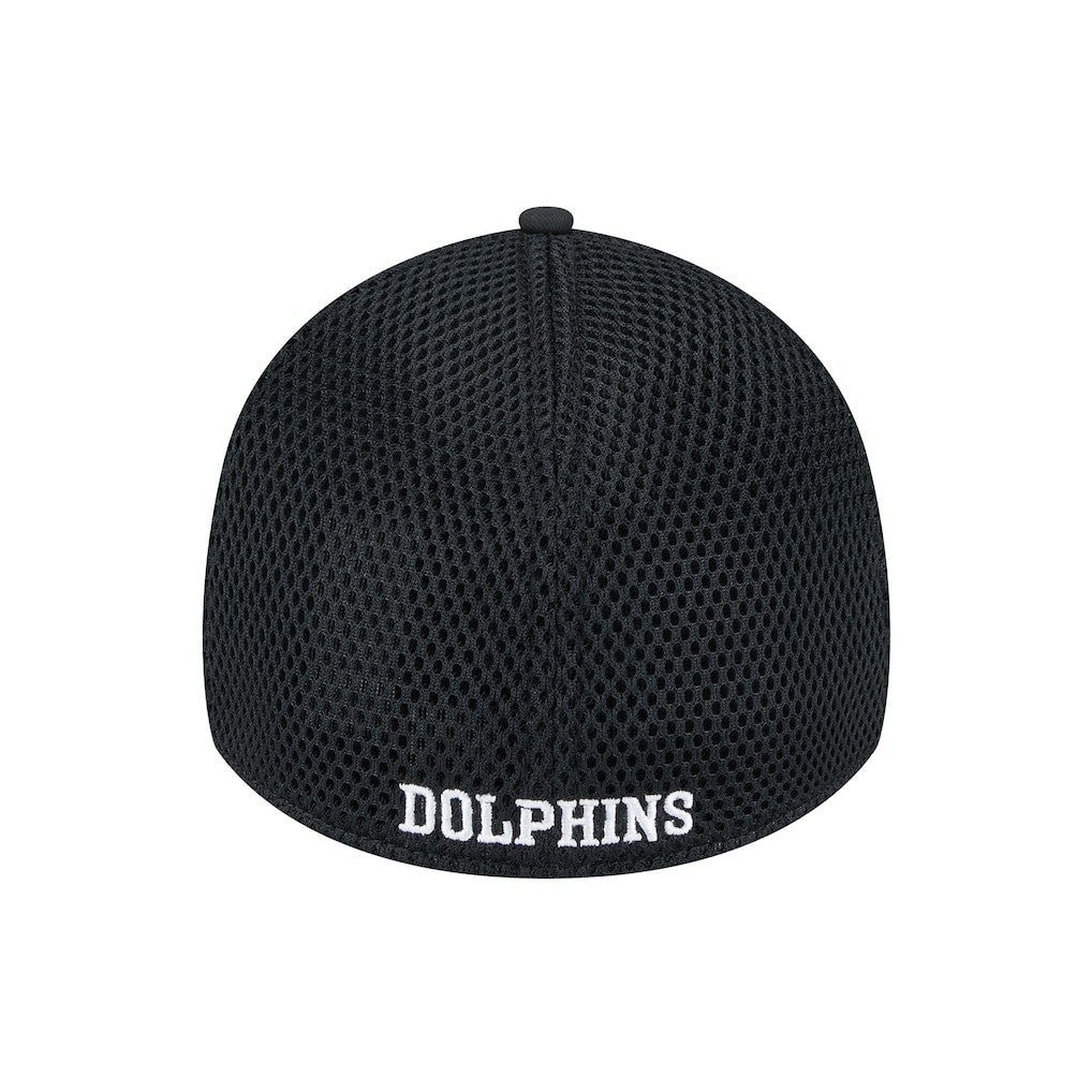 New Era Miami Dolphins Black Main Neo 39THIRTY Flex Hat