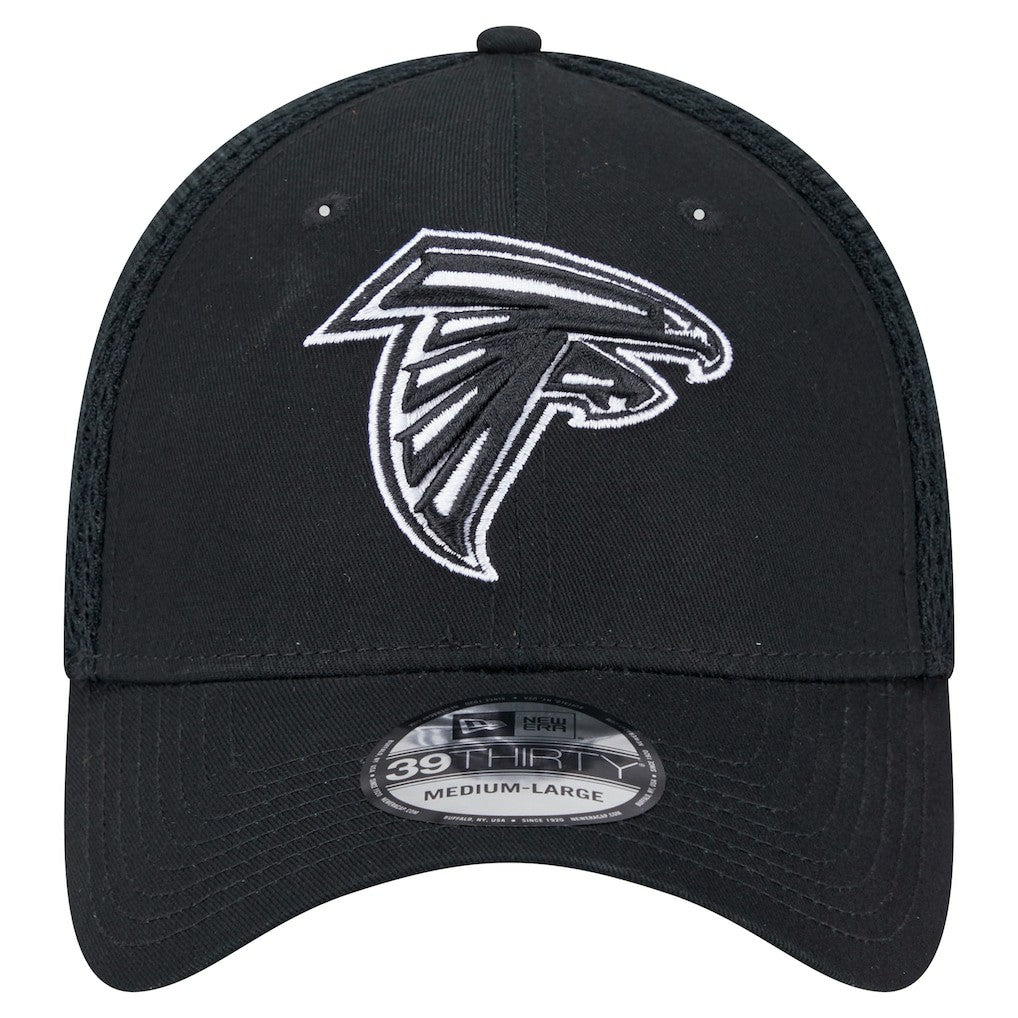 New Era Atlanta Falcons Black Main Neo 39THIRTY Flex Hat