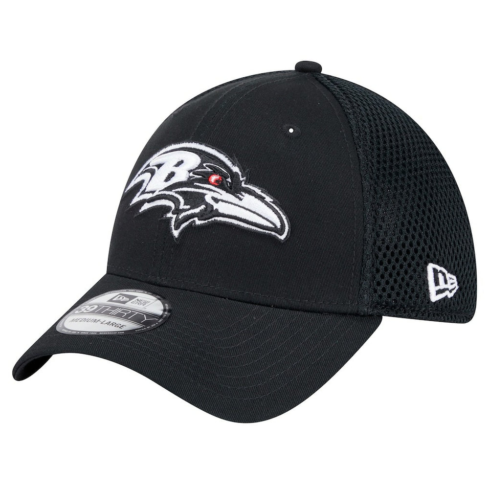 New Era Baltimore Ravens Black Main Neo 39THIRTY Flex Hat