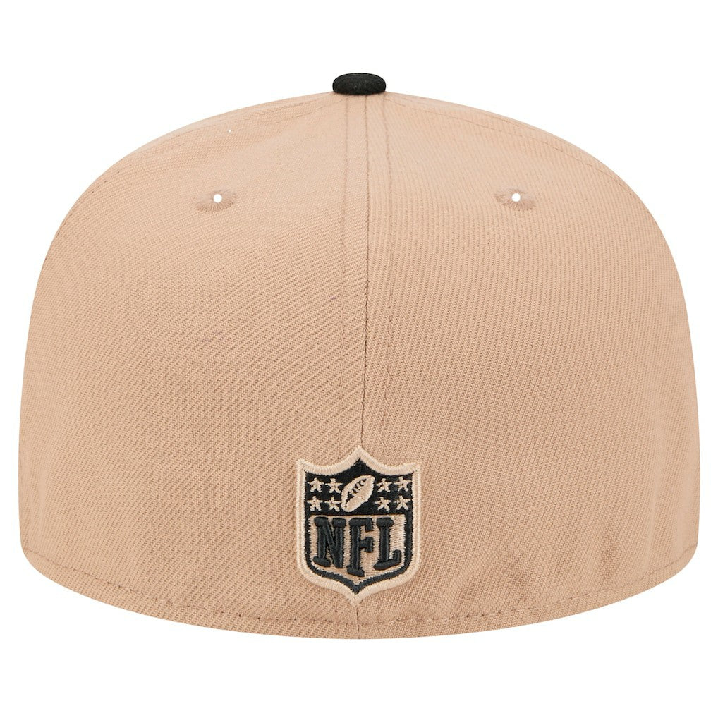 Baltimore Ravens New Era Logo Main 59FIFTY Fitted Hat Tan