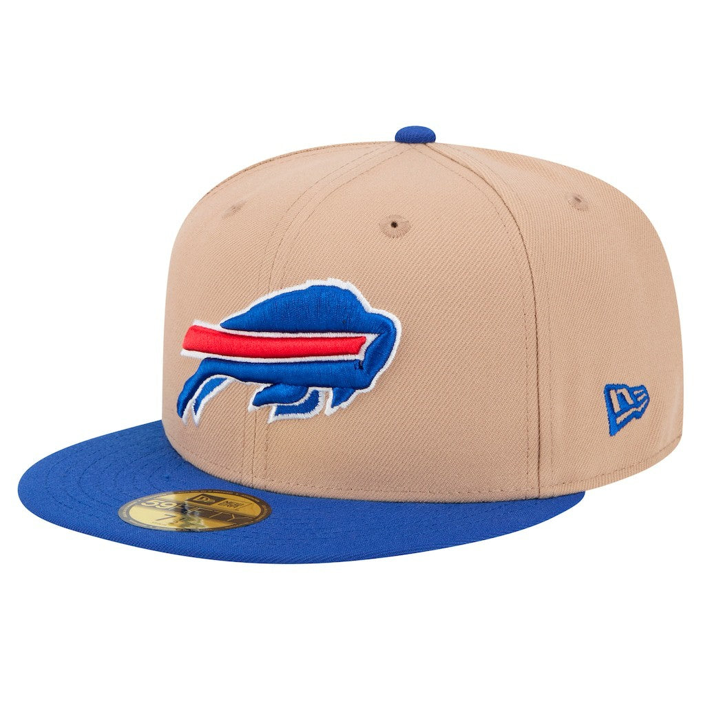 Buffalo Bills New Era Logo Main 59FIFTY Fitted Hat Tan