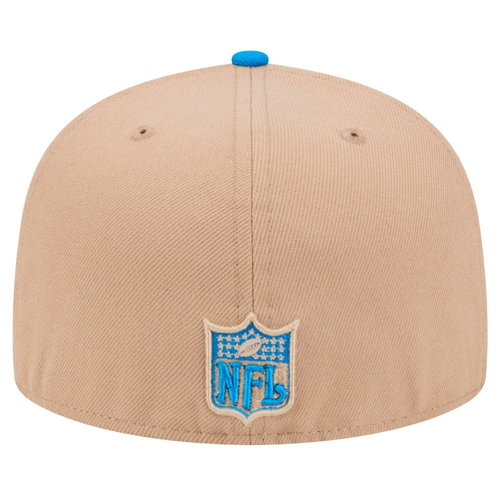 Detroit Lions New Era Throwback Logo Main 59FIFTY Fitted Hat Tan