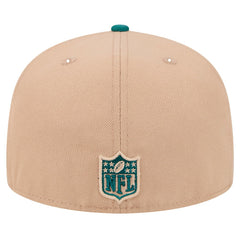 Philadelphia Eagles New Era Logo Main 59FIFTY Fitted Hat Tan