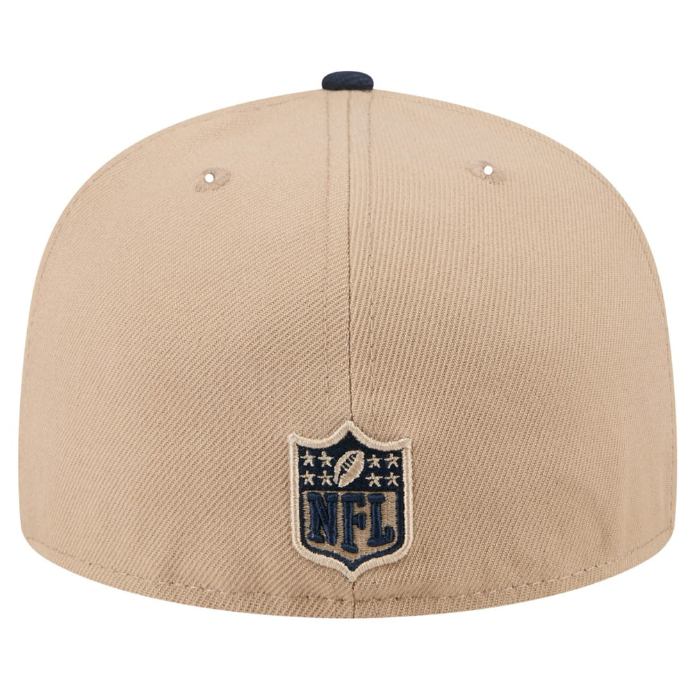 Houston Texans New Era Logo Main 59FIFTY Fitted Hat Tan