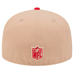San Francisco 49ers New Era Logo Main 59FIFTY Fitted Hat Tan