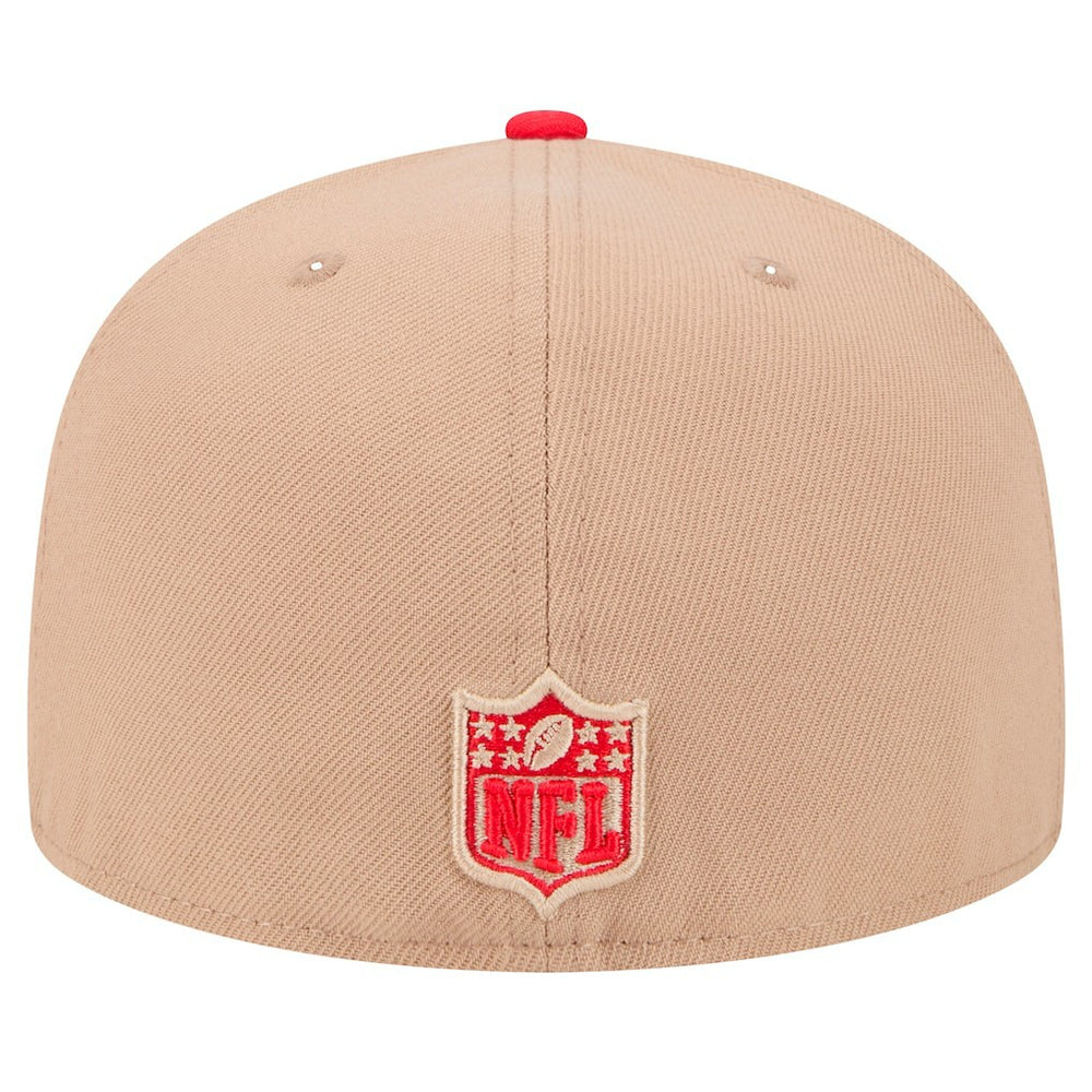 Kansas City Chiefs New Era Logo Main 59FIFTY Fitted Hat Tan