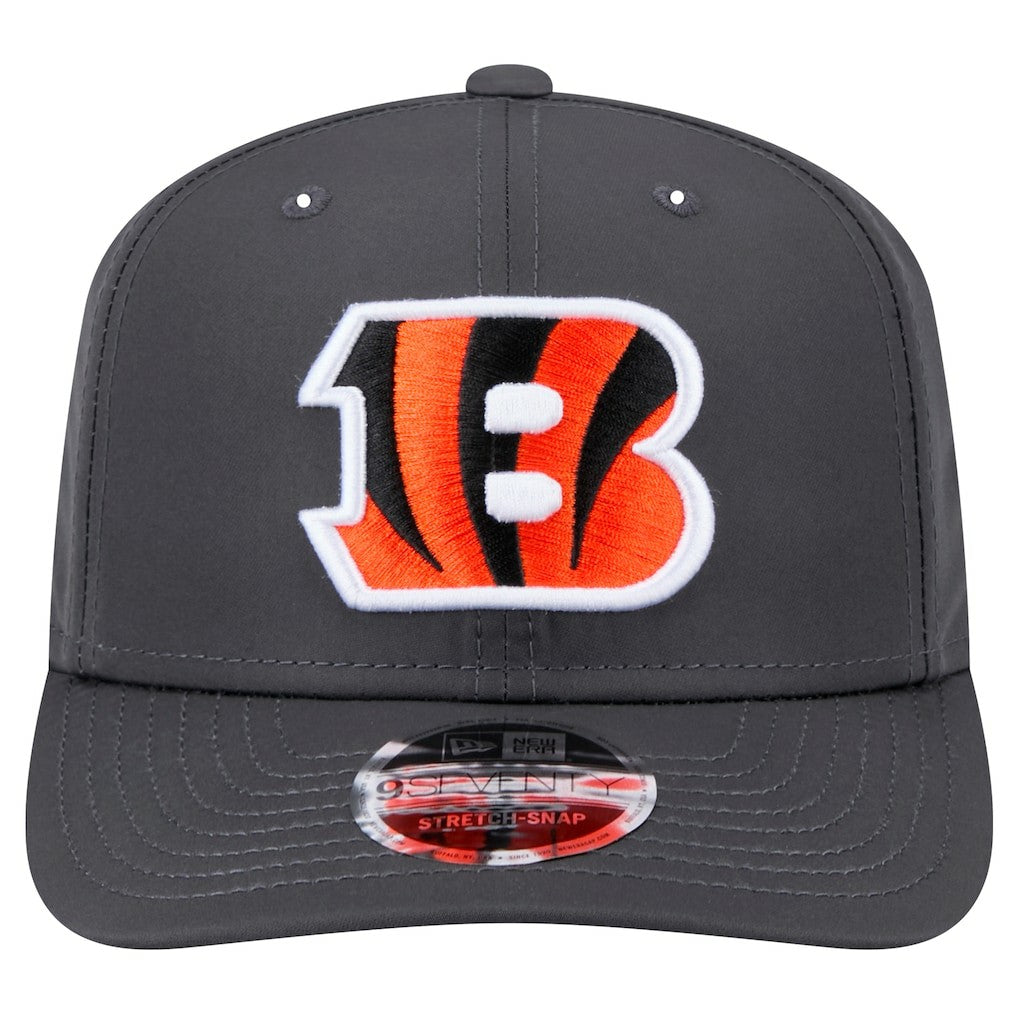 Cincinnati Bengals New Era Main 9SEVENTY Stretch-Snap Hat Graphite