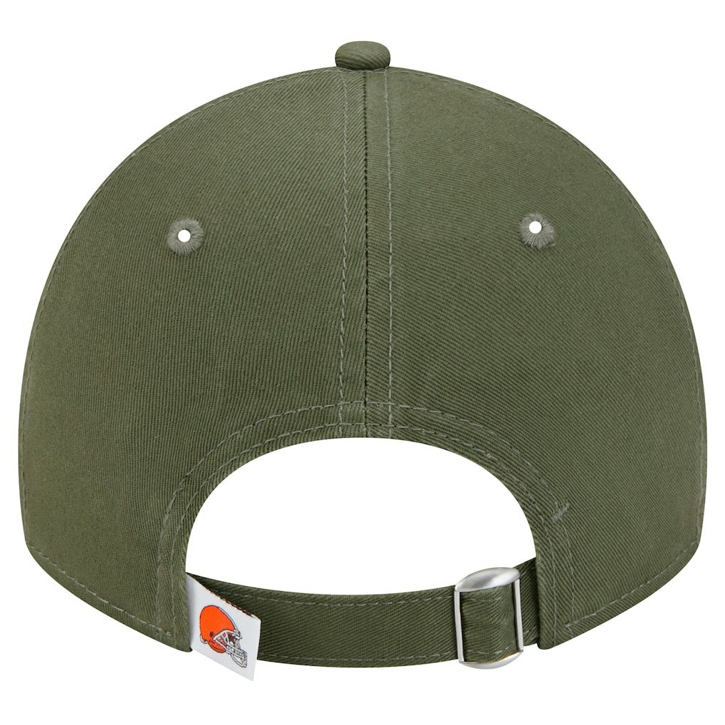 Cleveland Browns New Era Main 9TWENTY Adjustable Hat Olive