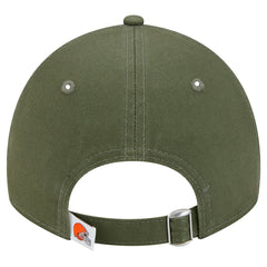 Cleveland Browns New Era Main 9TWENTY Adjustable Hat Olive