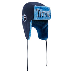 Tennessee Titans New Era Helmet Head Trapper Knit Hat Navy