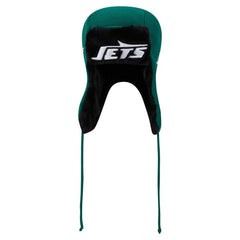 New York Jets New Era Helmet Head Trapper Knit Hat Green
