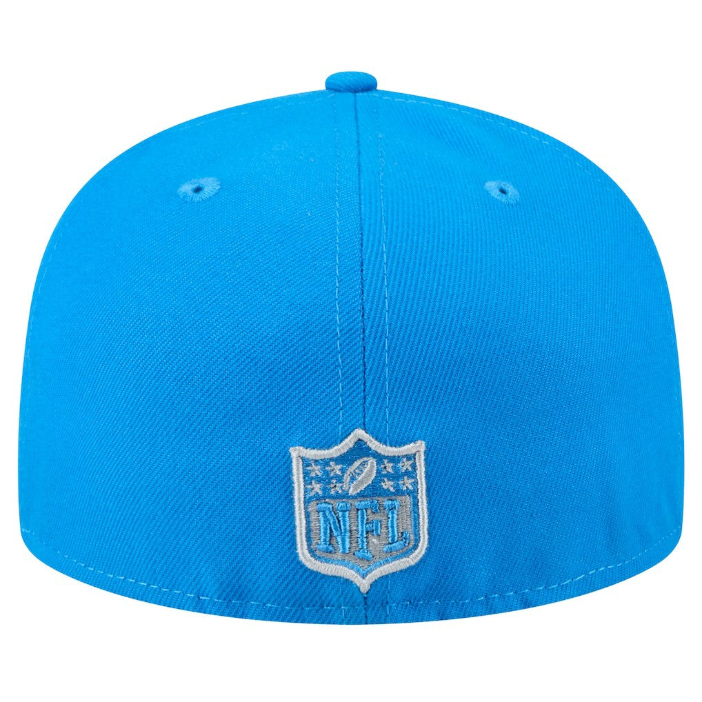 New Era Detroit Lions Blue Main 59FIFTY Fitted Hat