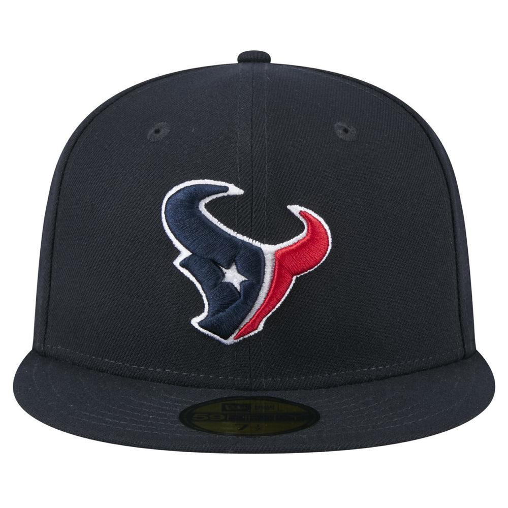 Houston Texans New Era Main 59FIFTY Fitted Hat Navy