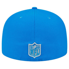 Detroit Lions New Era Main Side Patch 59FIFTY Fitted Hat Blue