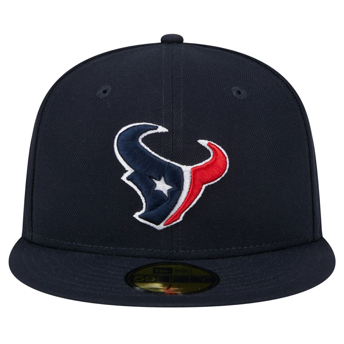 Houston Texans New Era Main Side Patch 59FIFTY Fitted Hat Navy