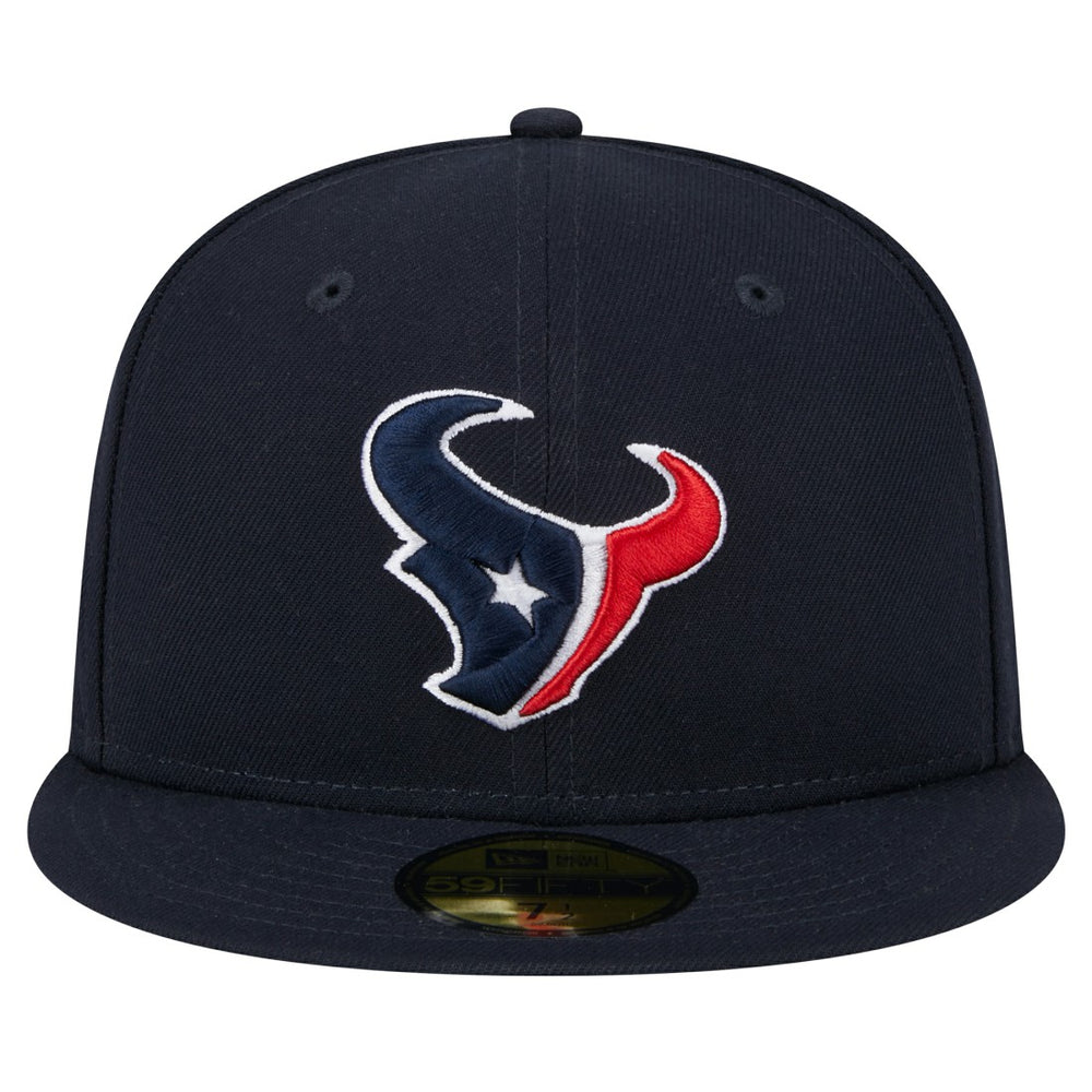 Houston Texans New Era Main Side Patch 59FIFTY Fitted Hat Navy