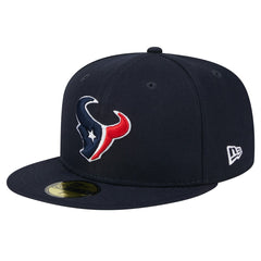 Houston Texans New Era Main Side Patch 59FIFTY Fitted Hat Navy