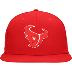 New Era Houston Texans Red Main Patch 59FIFTY Fitted Hat
