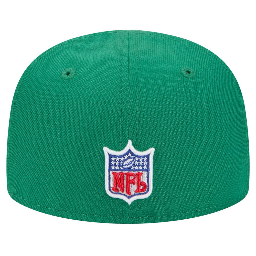 Philadelphia Eagles New Era Youth Main 59FIFTY Fitted Hat Kelly Green